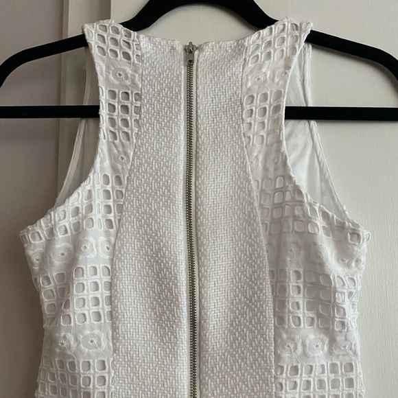 W118 by Walter Baker White Eyelet Sleeveless Dress XS - Picture 8 of 11